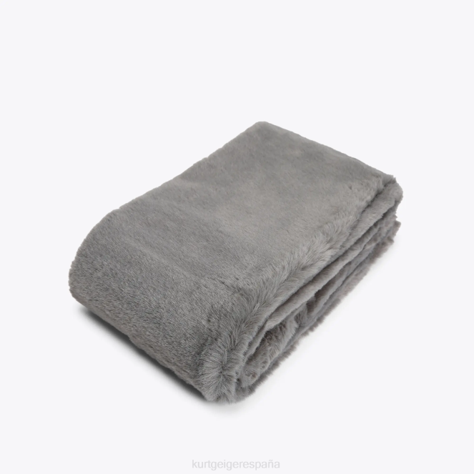 Kurt Geiger mujer bufanda de amapola de Londres 2LPR511 | accesorios gris